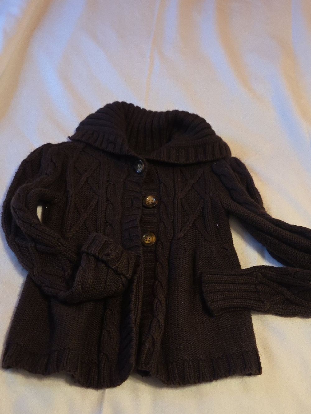 Gap Chunky Brown M Cardigan